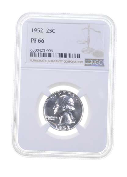 PF66 1952 Washington Quarter - Graded NGC
