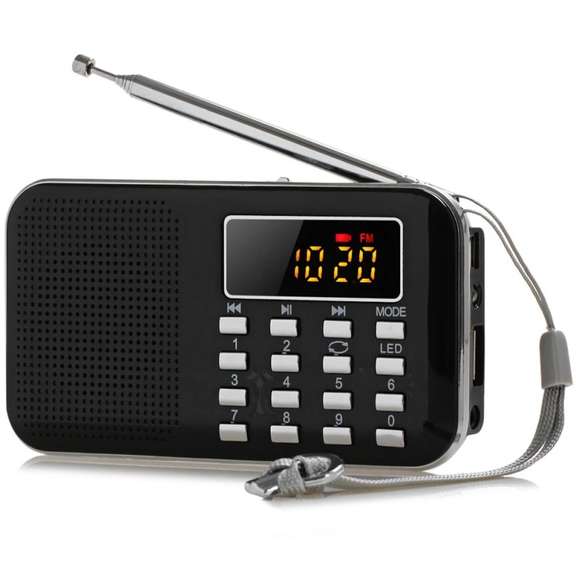 FM AM Radio Digital LCD Supper Bass Mini Speaker