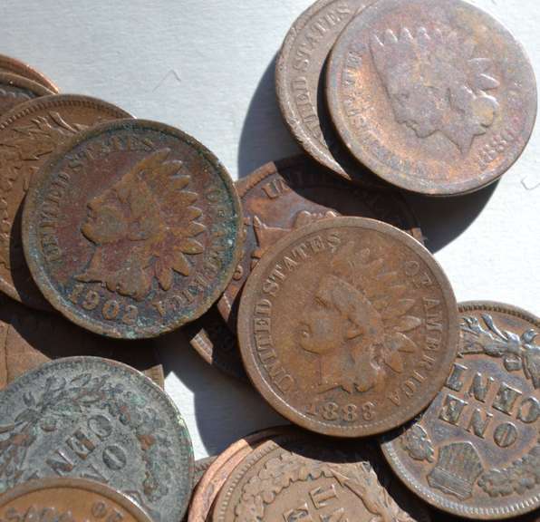 50 1880-1900 Era Indian Head Cents