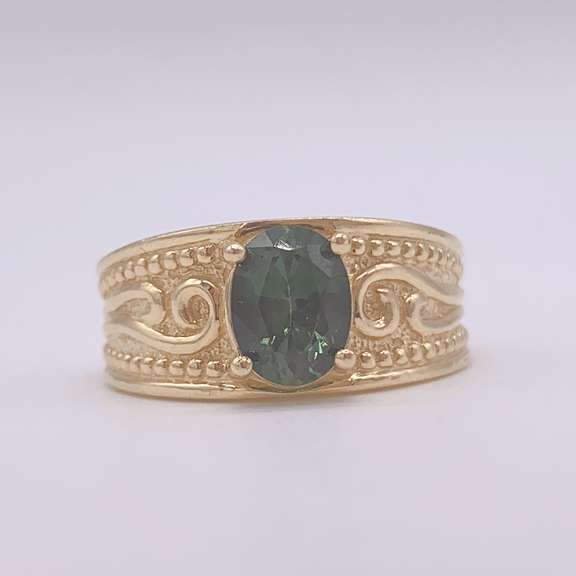 14kt Solid Yellow Gold Cocktail Ring