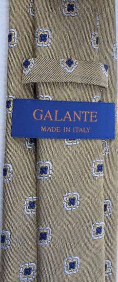Fine Quality Italian Hand Made Silk Tie By Galante