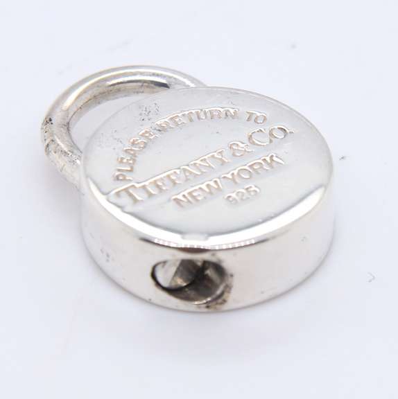 Cute Tiffany & Co. .925 Silver Pad-Lock Charm