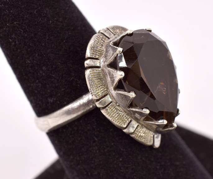 Sensational Smoky Quartz Ring in Sterling Silver