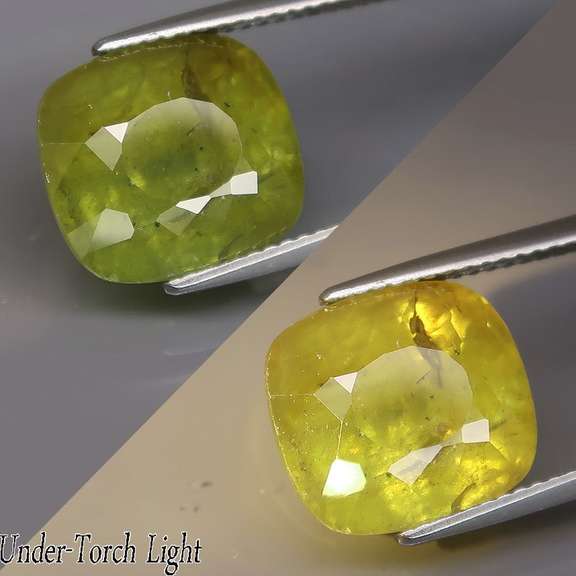 Huge! 9.21 carat untreated Russian Sphene