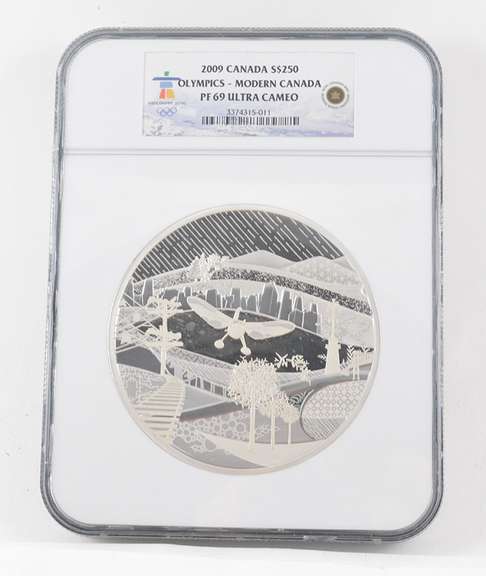PF69UCAM 2009 Canada 250 Dollars Silver Olympics - Modern Canada NGC