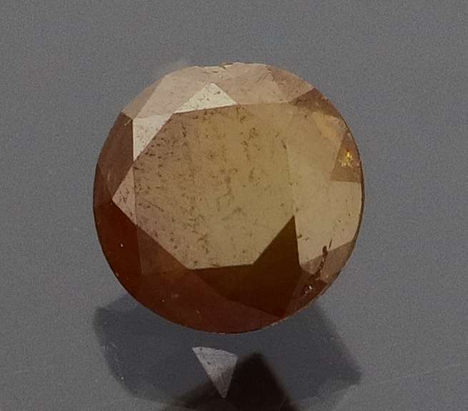 Eye catching .37ct smooth cut chocolate Diamond solitaire