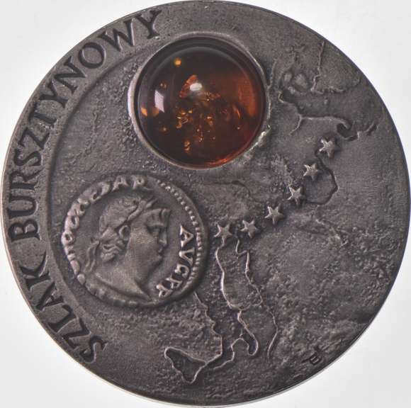 2001 Poland 20 Zlotych - Amber Route Commemorative Coin