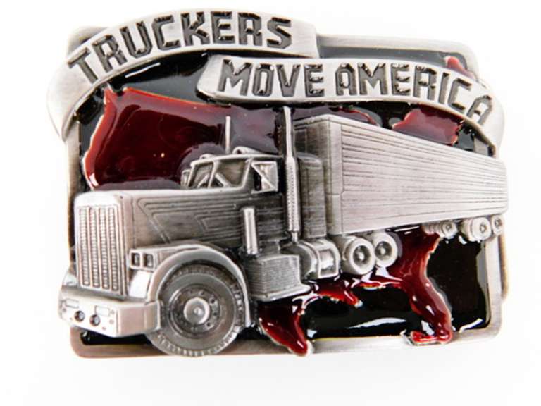 Truckers Move America 1983 Siskiyou Belt Buckle
