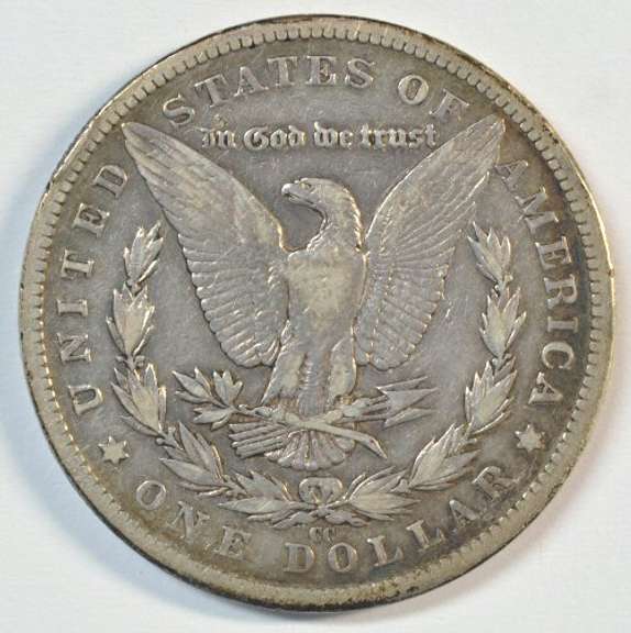 Very nice and scarce 1892-CC Morgan Silver Dollar
