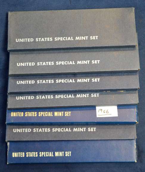 Lot Of 7 United States Mint 1966 SMS