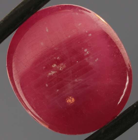 Stunning 19.17ct violet red Ruby cabochon
