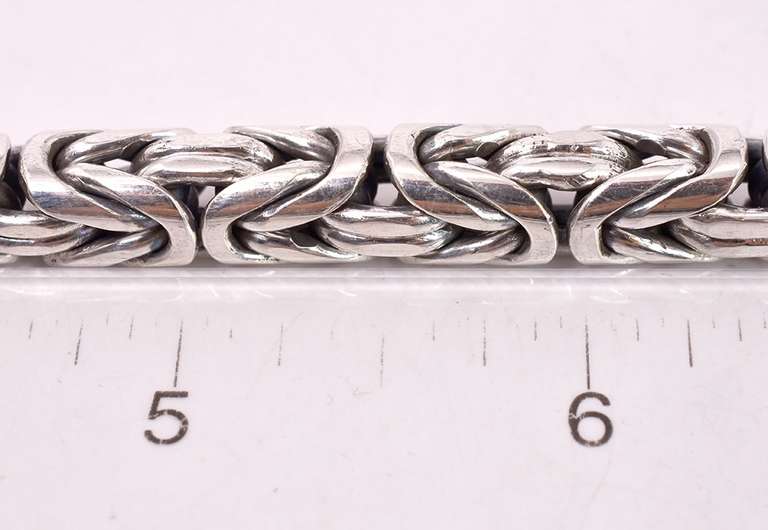 Brilliant Byzantine Necklace in Sterling Silver