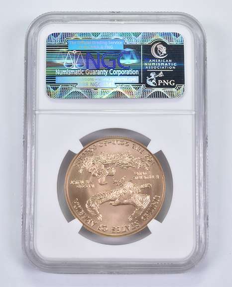 MS70 2014-W $50 American Gold Eagle - Early Releases - Graded NGC