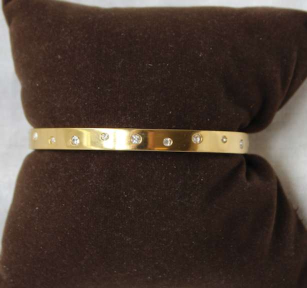 Designer Style Golden Color Stainless Steel Bracelet