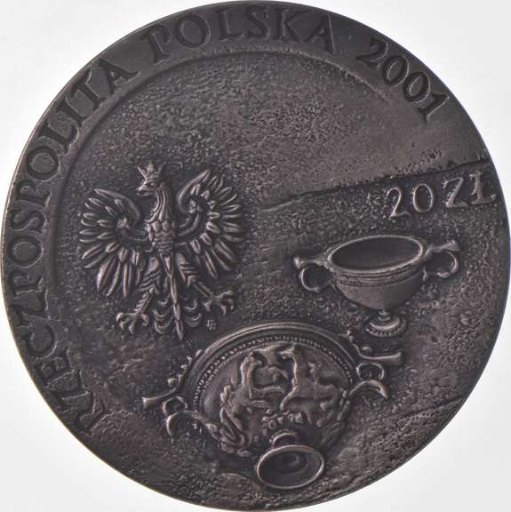 2001 Poland 20 Zlotych - Amber Route Commemorative Coin