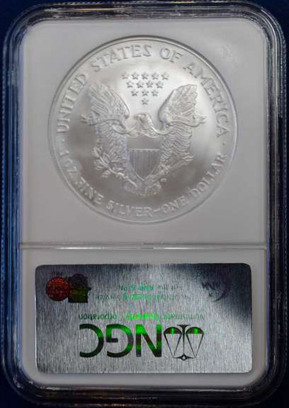 2005 American Silver Eagle NGC MS69