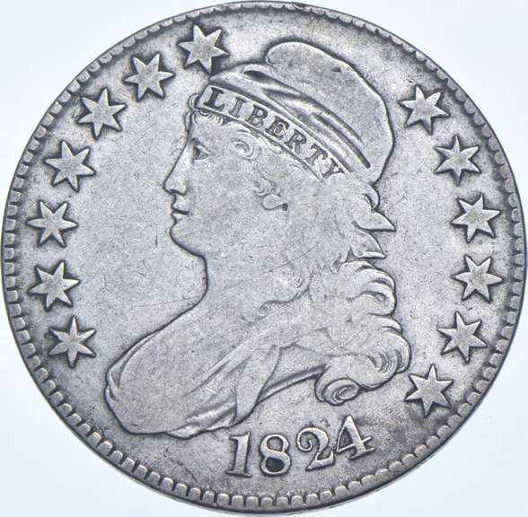 1824 Capped Bust Half Dollar