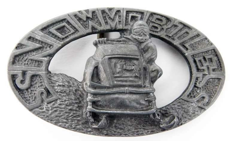 Snowmobiles Belt Buckle