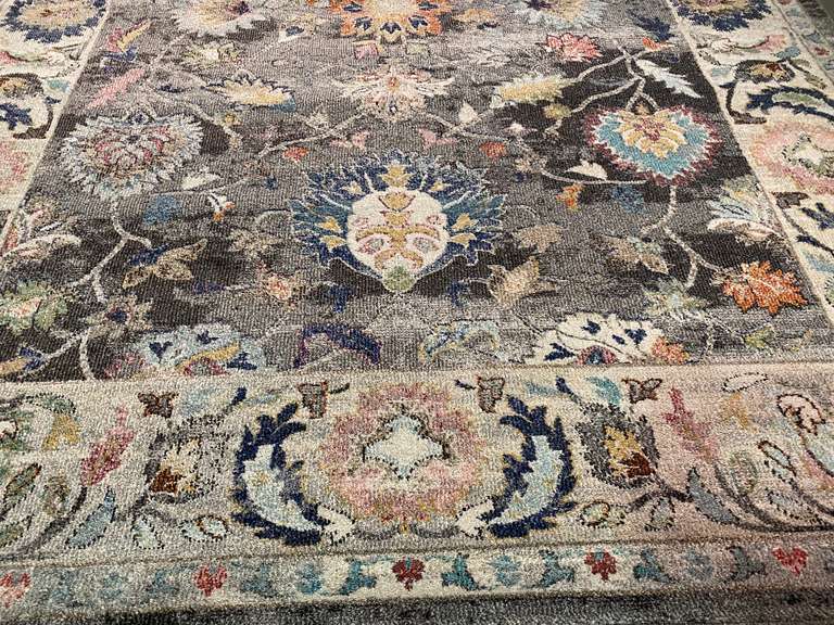 Stunning Vintage Repro Design Rug 8x11