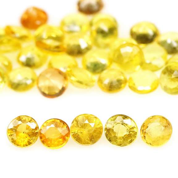 Glittering and bright 6.48ct fancy color Sapphire set