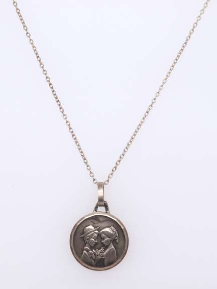 Vintage Sterling Silver Pendant on Chain
