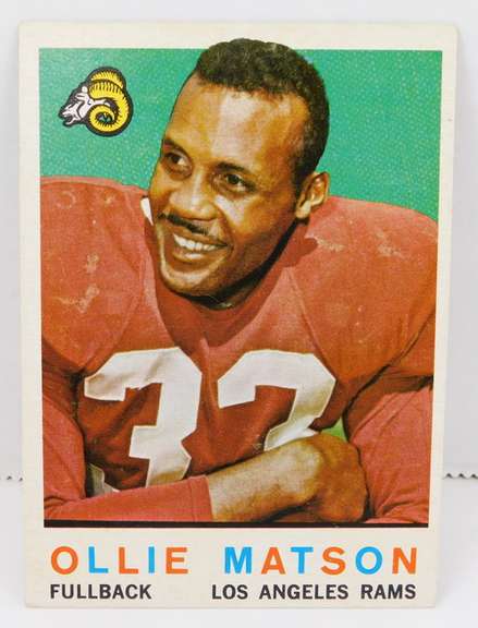 Ollie Matson, L.A. Rams Vintage Football Card