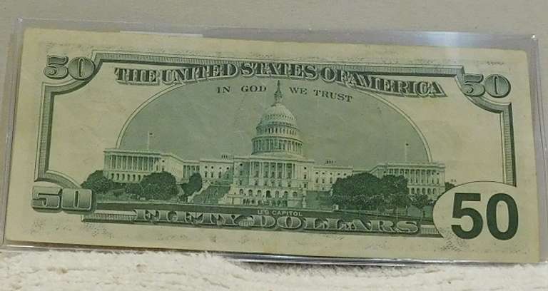 1996 $50 FRN Star Note, lite circ