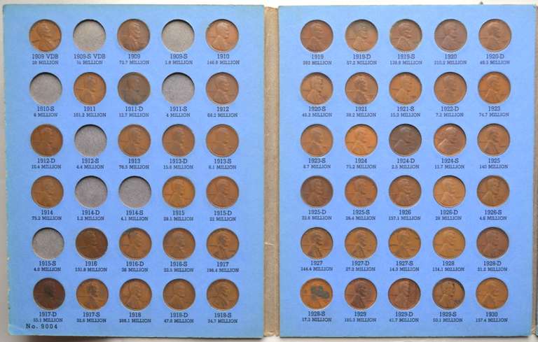 Nice Partial Lincoln Cent Album 1909-1940