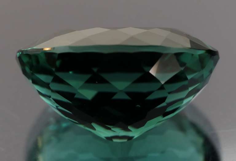 Designer 30.74ct blue green Hydrothermal Quartz