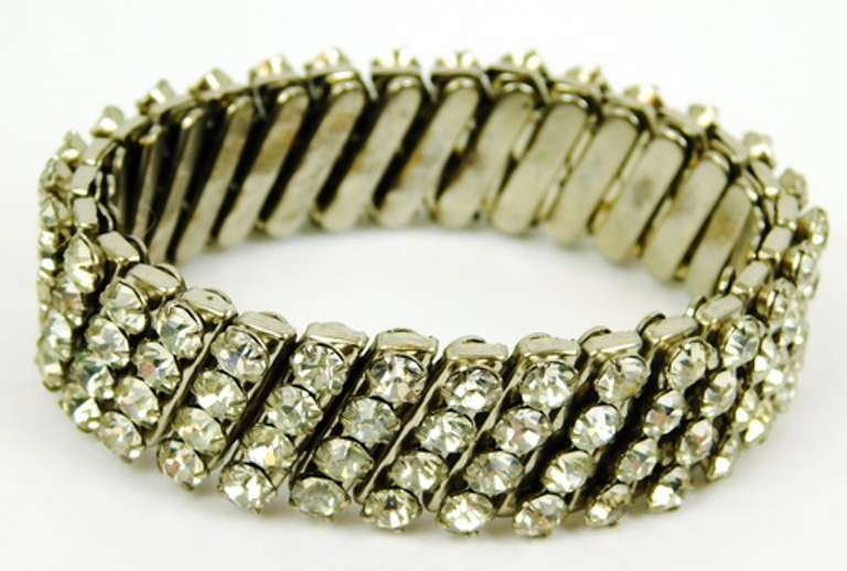 Vintage Rhinestone Expansion Bracelet