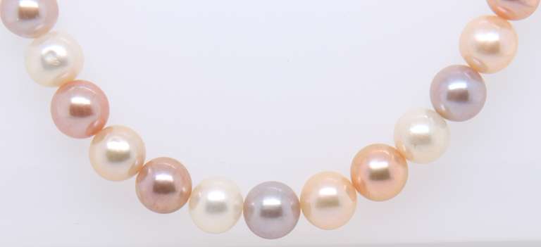 Multi Color Pearl Necklace