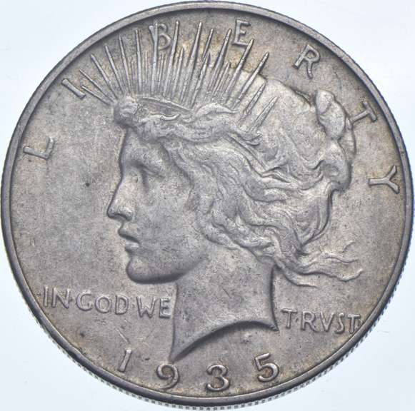 1935-S Peace Silver Dollar