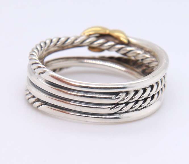 David Yurman X Cross over Ring