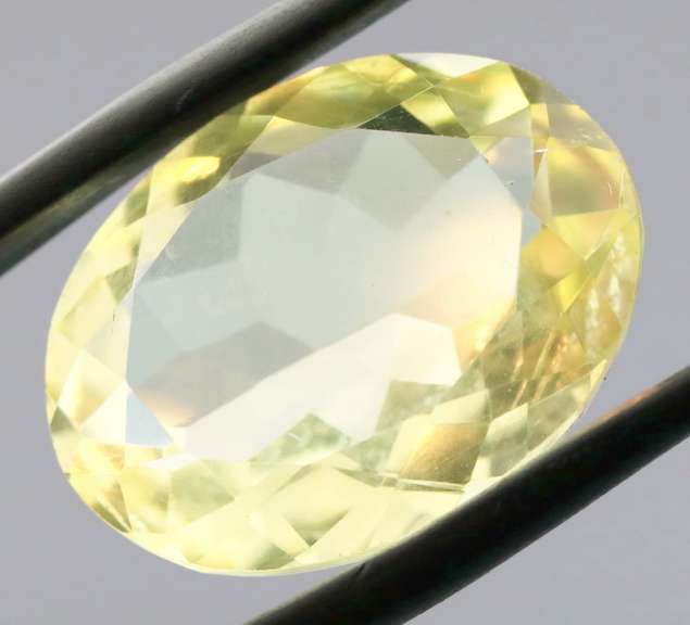 Glittering 16.15ct lemon yellow Citrine