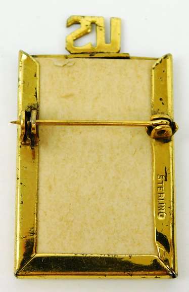 48 Star U.S. for Victory Sterling Silver Pin