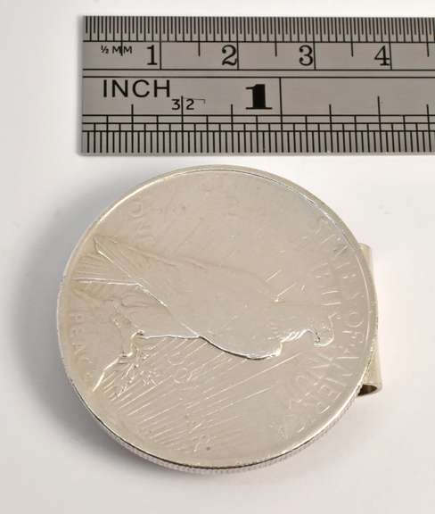 Peace Silver Dollar Money Clip