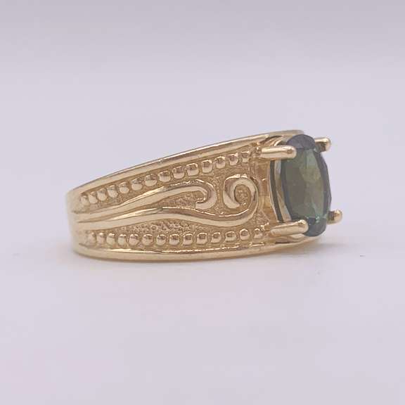 14kt Solid Yellow Gold Cocktail Ring