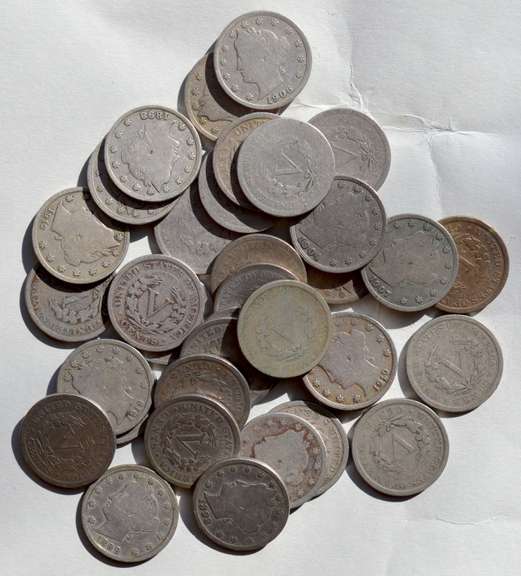 35 Full Rim V Nickels
