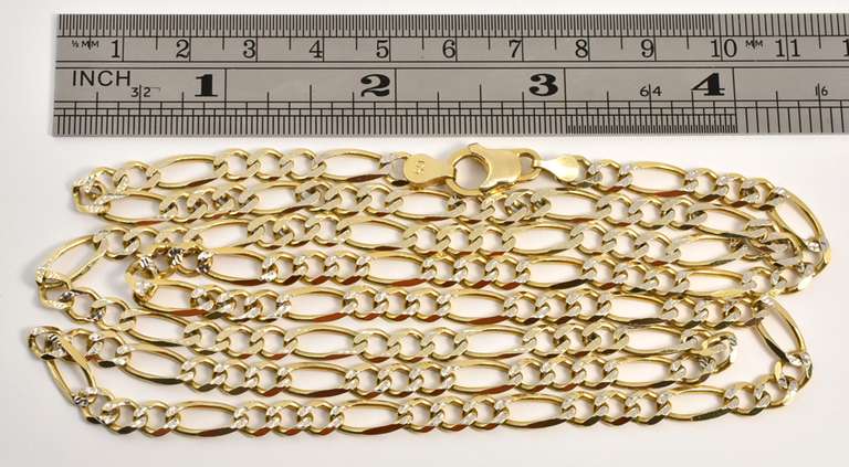 Long Sturdy Figaro Necklace