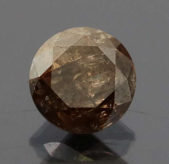 Glistening 1.18ct black calico Diamond solitaire