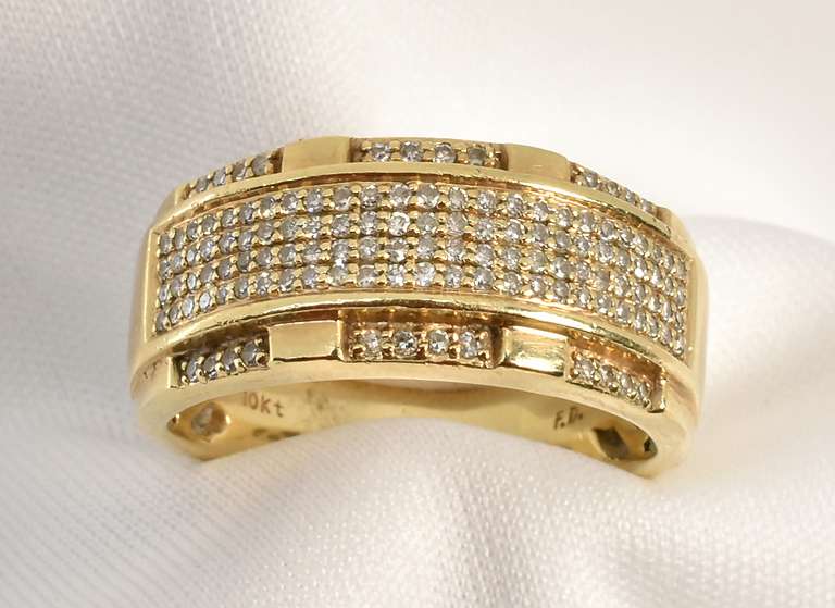 Unisex Diamond Band