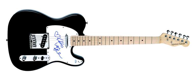 Kelis Autographed Signed Guitar Rap Hip-Hop My Milkshake Nas Ex-Wife ACOA