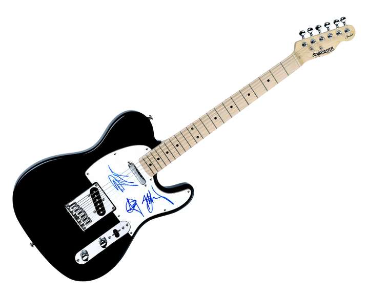 Cinderella Autographed Signed Guitar ACOA