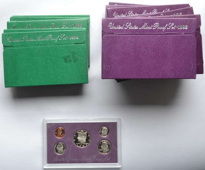 1985-1998 US Proof Set Run