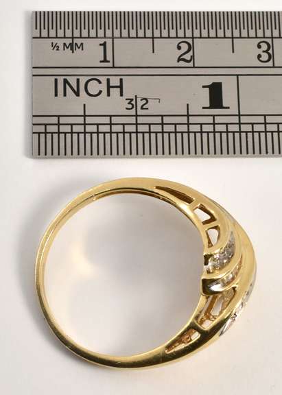 Stylish Diamond Dome Ring