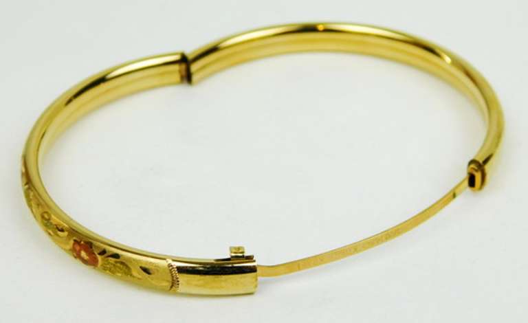 Kiddie Kraft Vintage Childs Gold-Filled Bangle Bracelet