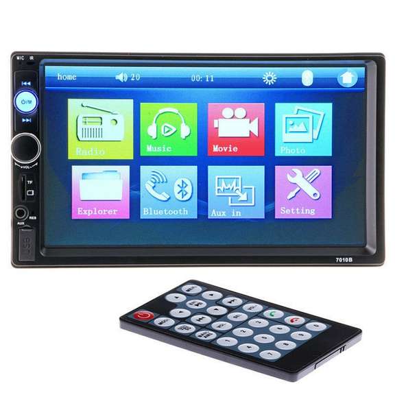 7010B 7 Inch 2 Din Car MP5 Multimedia Player Stereo