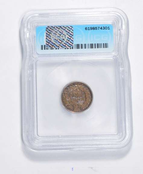 VF25 1888 Indian Head Cent - Details - S-2 RPD, Cleaned - Graded ICG