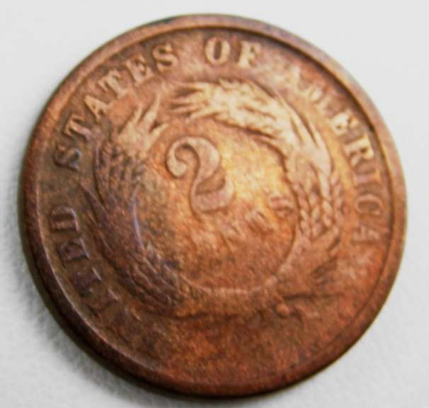 1866 U.S. 2 Cent Coin