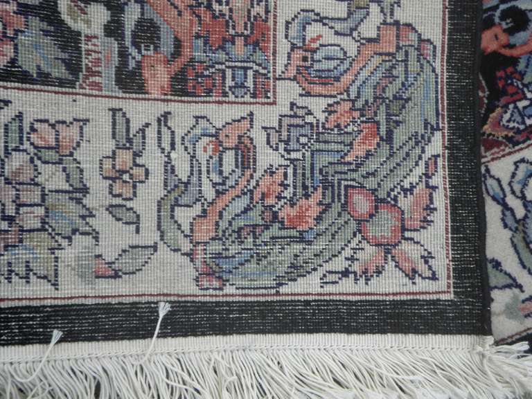 Silk Highlighted Tabriz Design 2.3x10.0